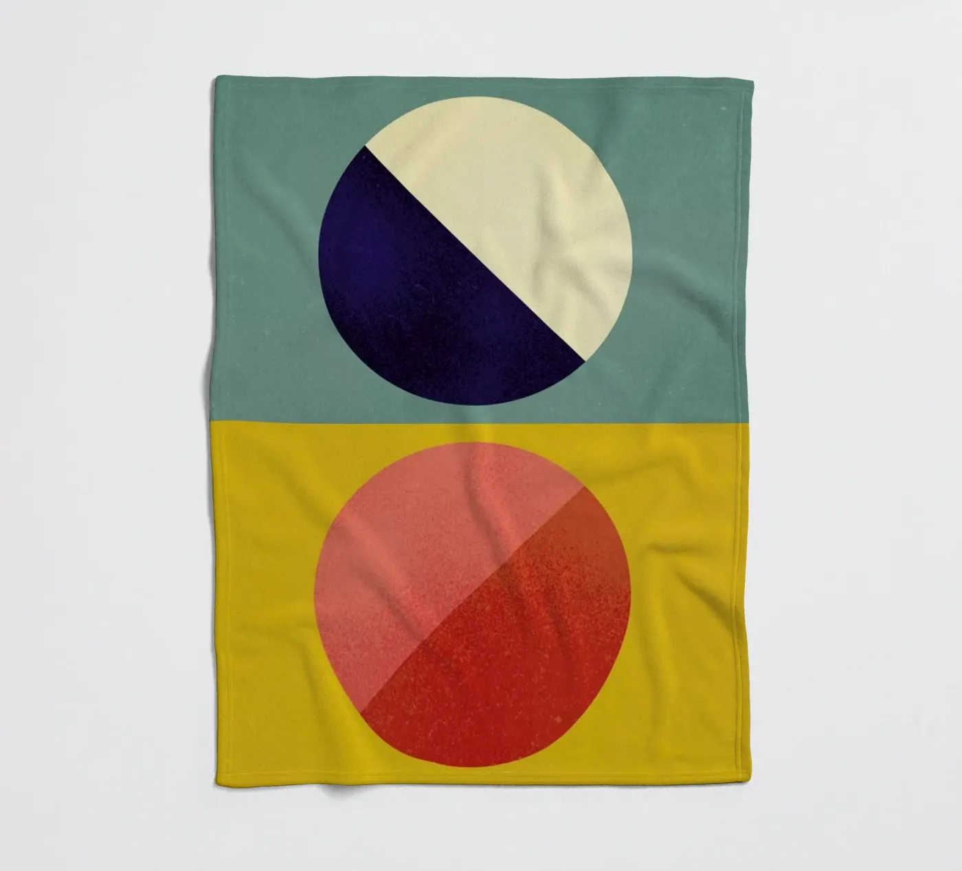 Split Screen plaid polaire de daylight design studio