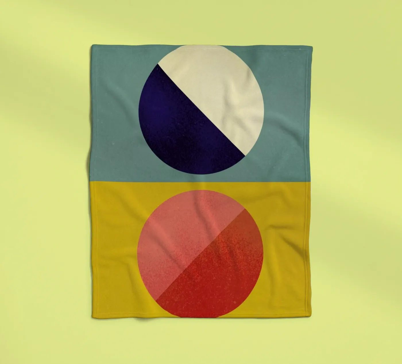 Split Screen plaid polaire de daylight design studio