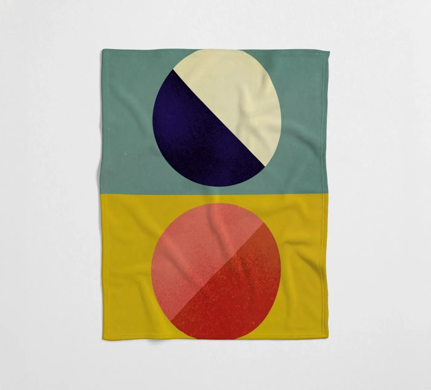 Split Screen plaid polaire de daylight design studio