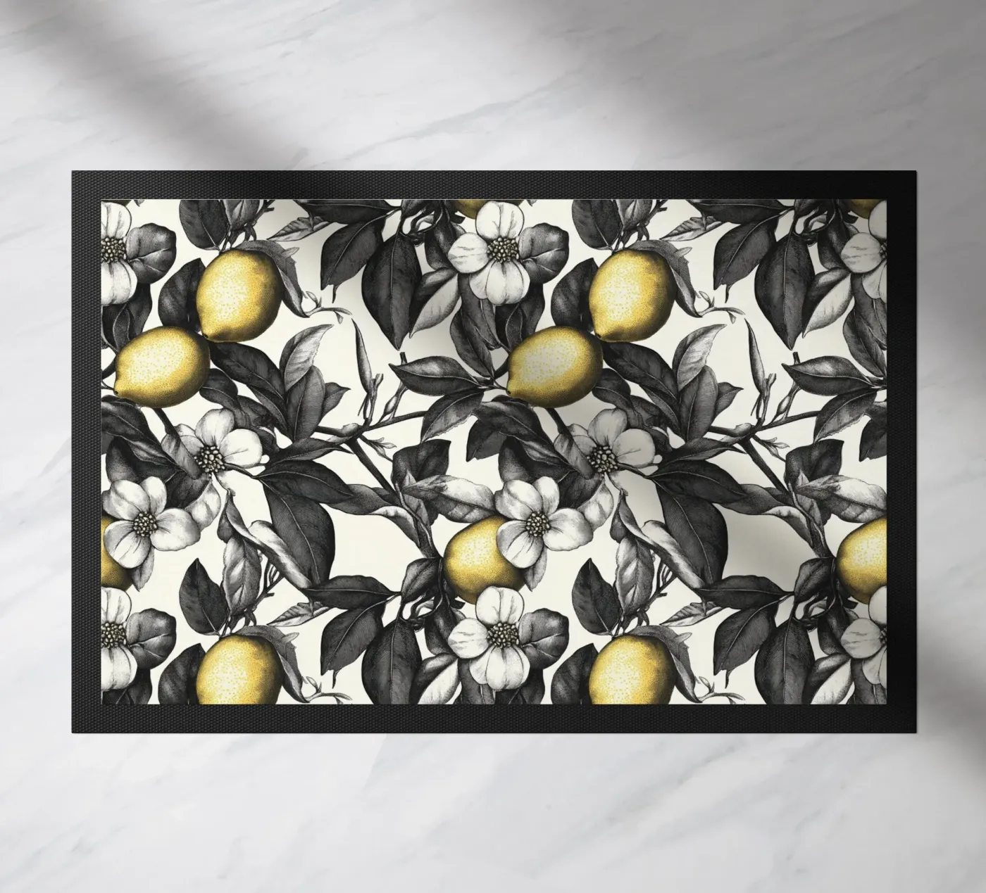 The Lemons doormat by Sunflower Soul Studio