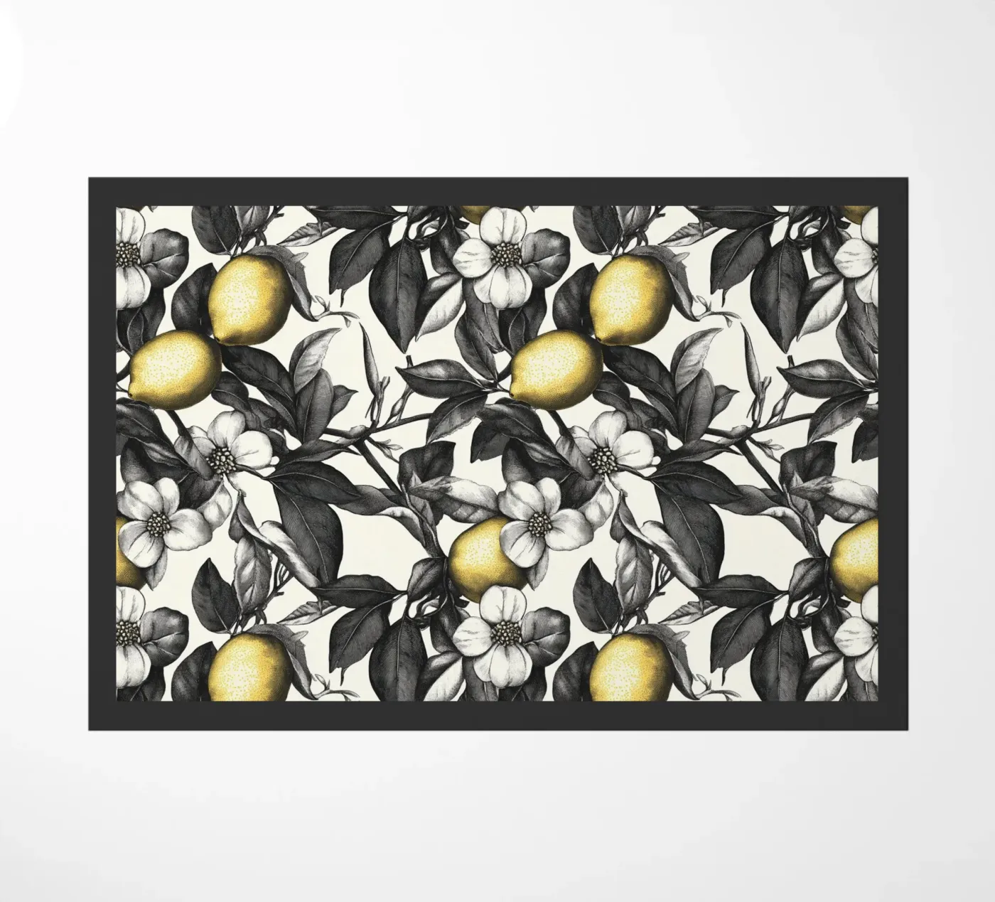 The Lemons doormat by Sunflower Soul Studio