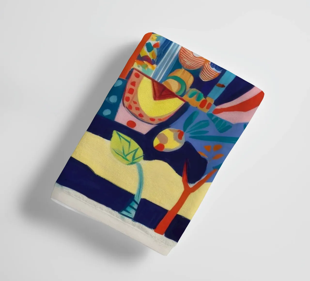Abstracte kustsymfonie badhanddoek van Beach Palette