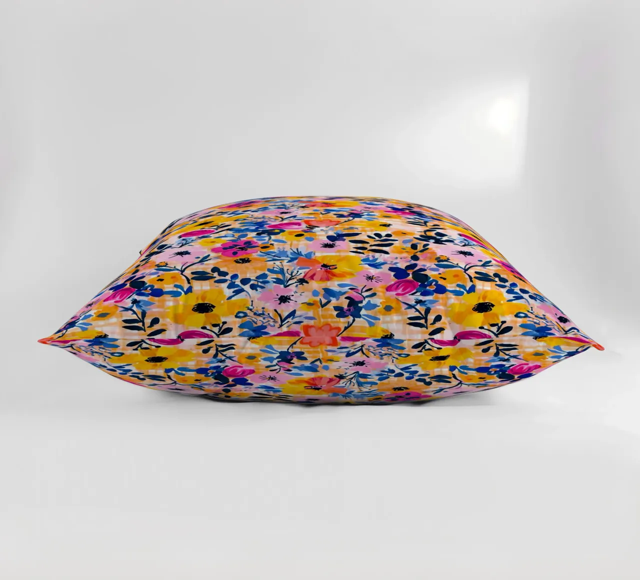 Happy Florals decorative cushion by Sunflower Soul Studio
