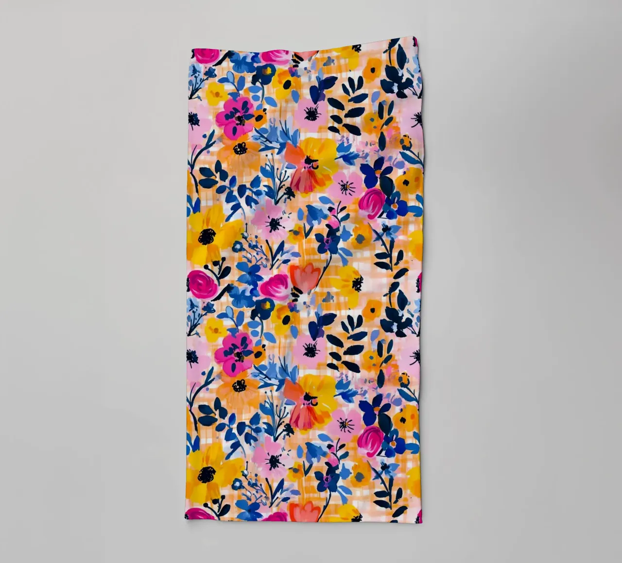 Happy Florals asciugamano da bagno da Sunflower Soul Studio