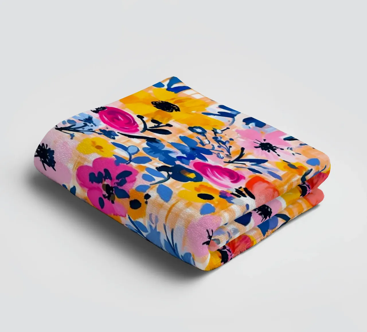 Happy Florals asciugamano da bagno da Sunflower Soul Studio