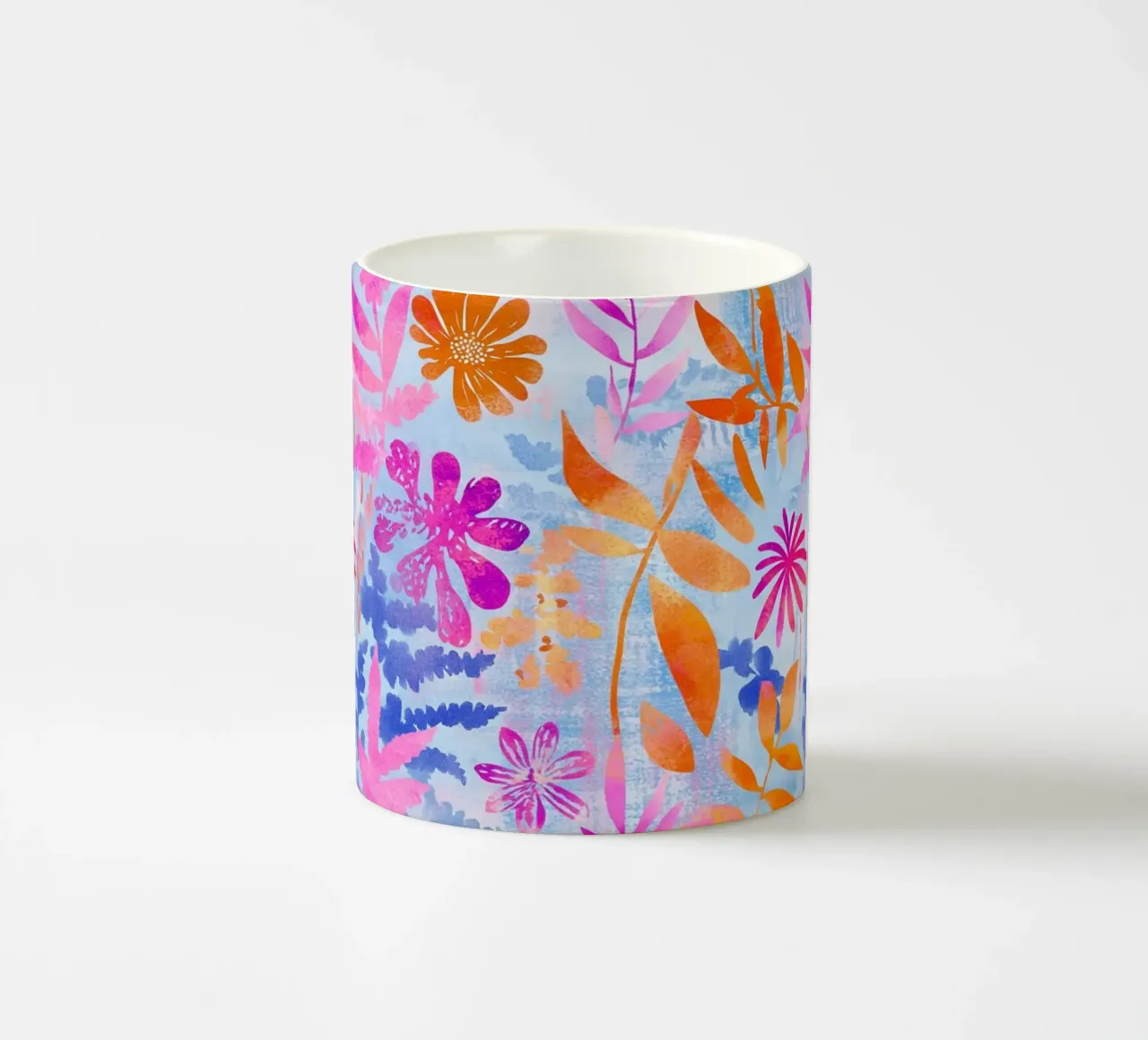 Abstract Florals tazza in ceramica da Sunflower Soul Studio