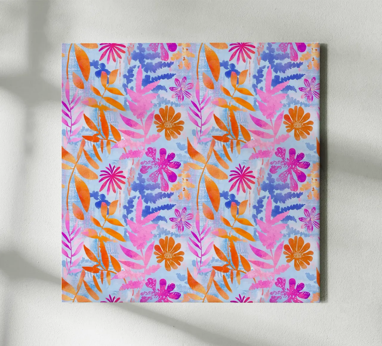Abstract Florals tela con Cornice a cassetta da Sunflower Soul Studio