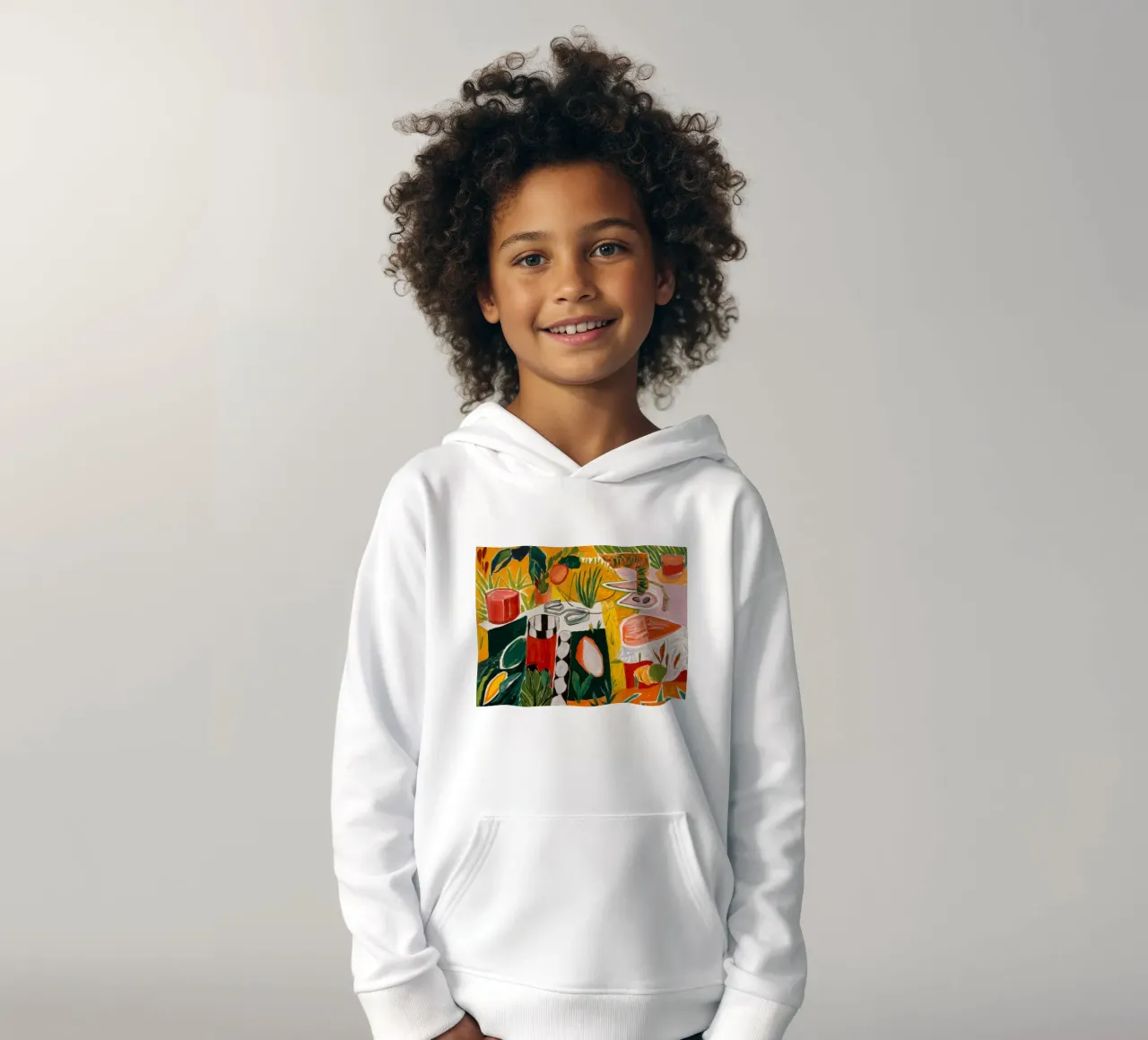 Mystical Ocean Flora kids hoodie by Beach Palette