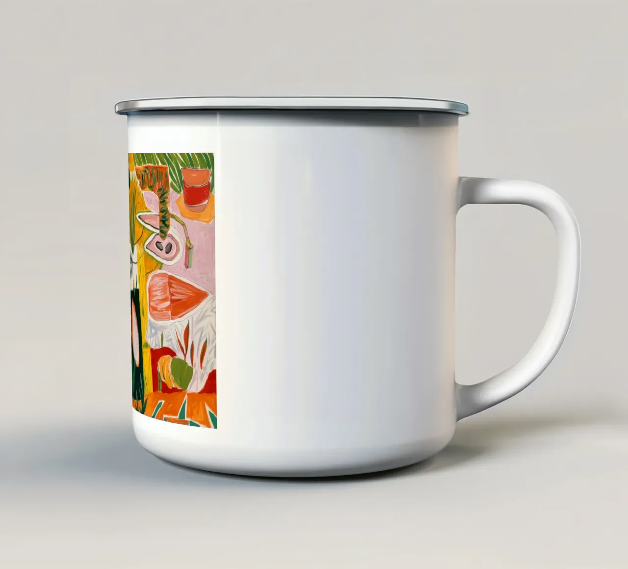 Flora oceanica mistica tazza in smalto da Beach Palette