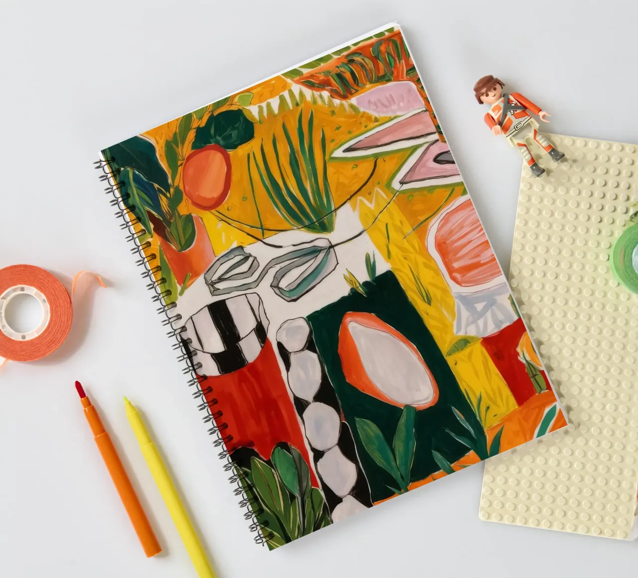 Mystical Ocean Flora spiral notebook by Beach Palette