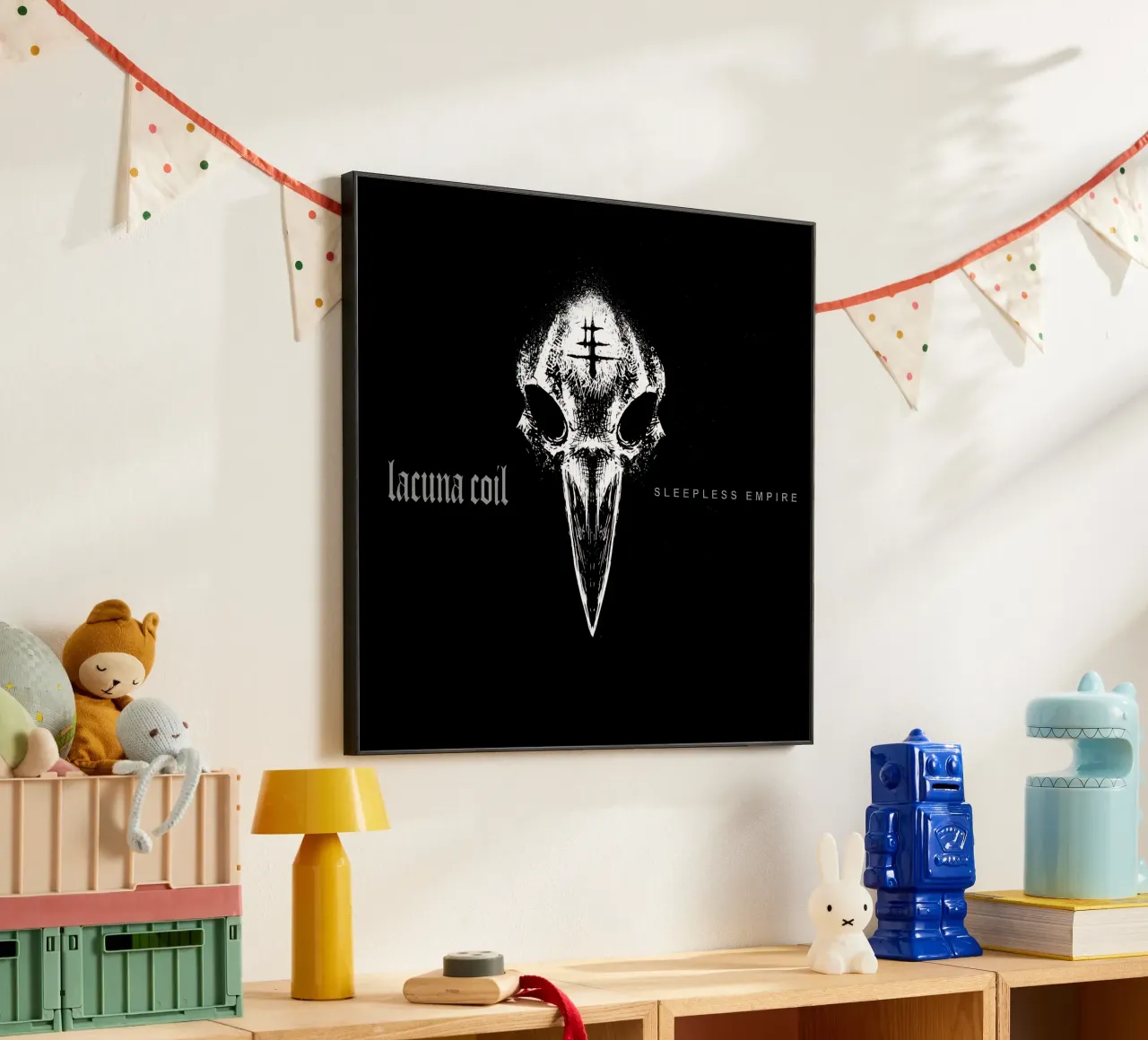 Lacuna Coil Schlafloses Reich Alu-Dibond von Band Merch
