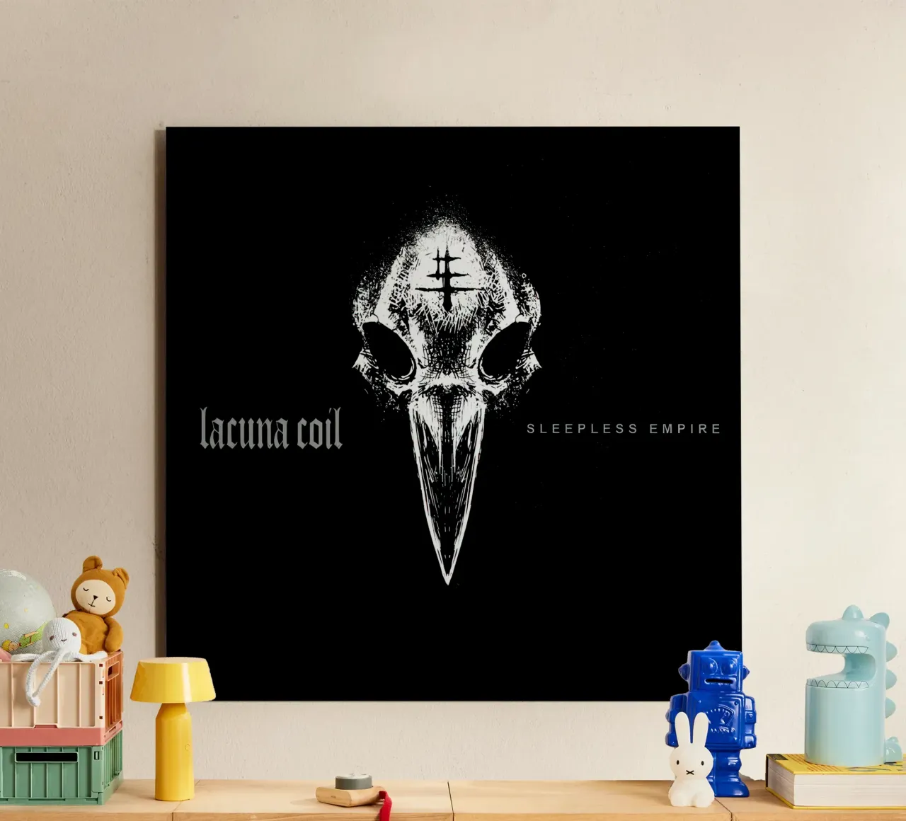 Lacuna Coil Schlafloses Reich Alu-Dibond von Band Merch