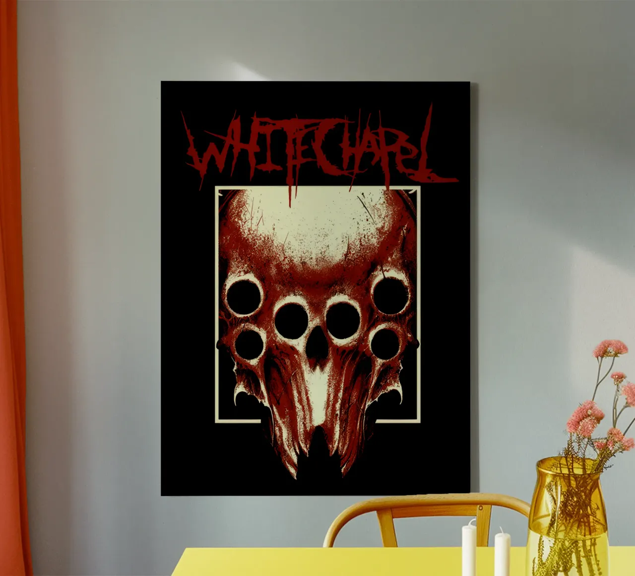 Whitechapel - Maglietta Zoomed Coal tela con Cornice a cassetta da Band Merch