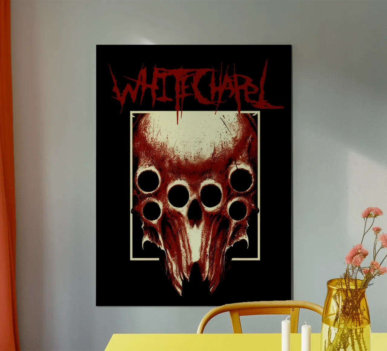 Whitechapel - Maglietta Zoomed Coal carta hahnemühle da Band Merch