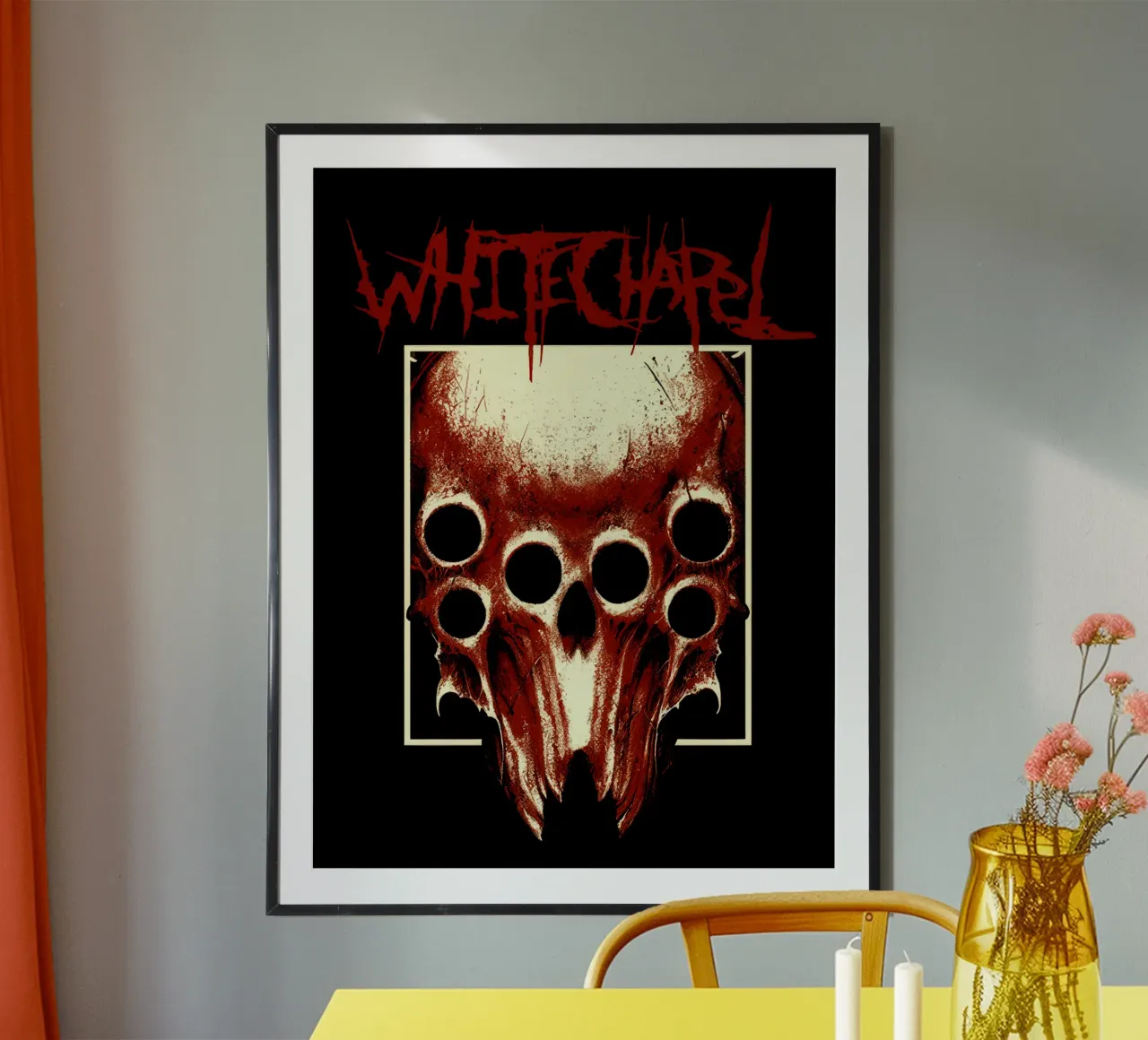 Whitechapel - Maglietta Zoomed Coal carta hahnemühle da Band Merch