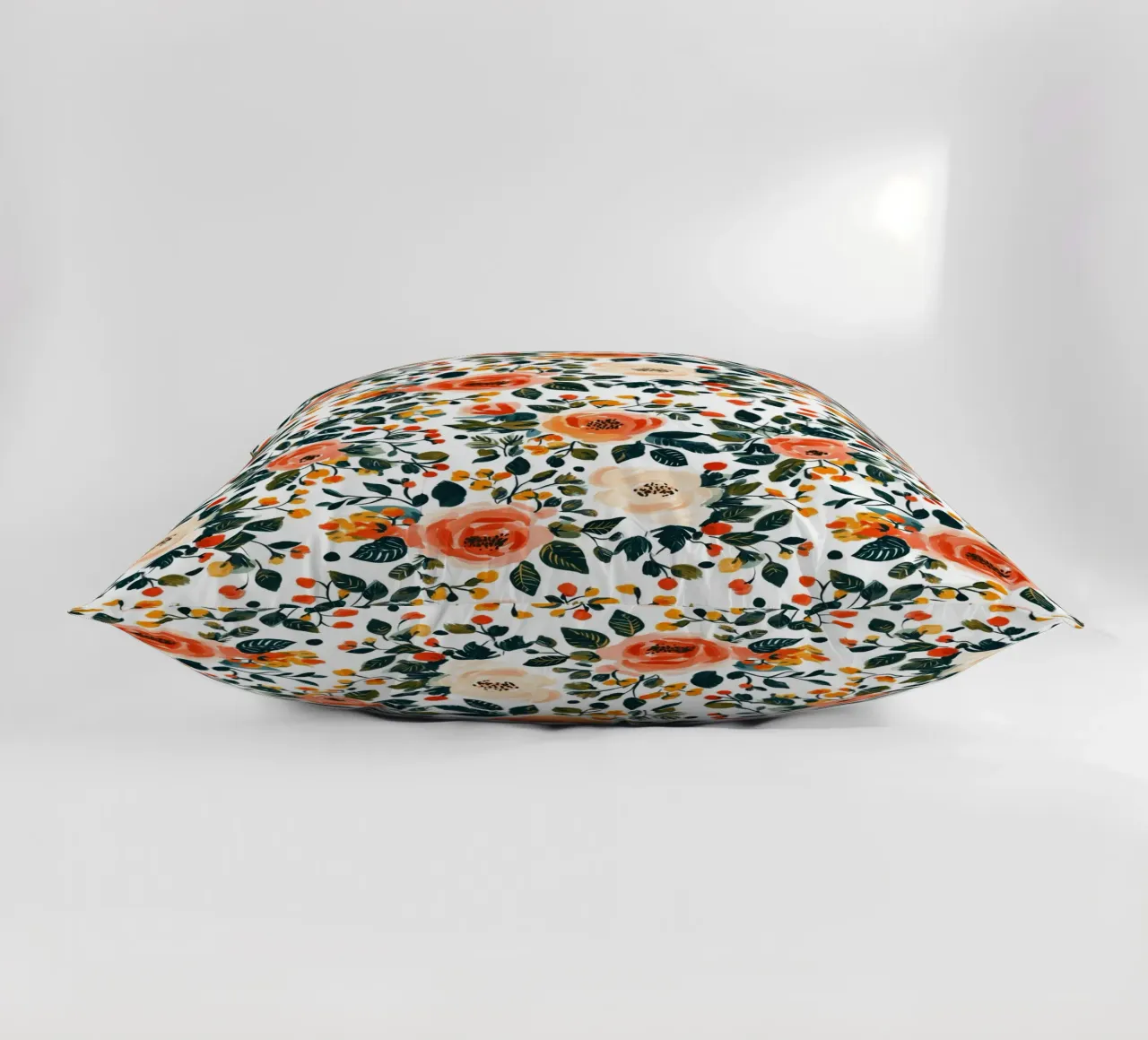 Roses decorative cushion by Sunflower Soul Studio