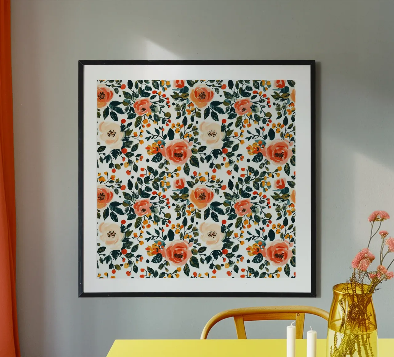 Roses poster van Sunflower Soul Studio