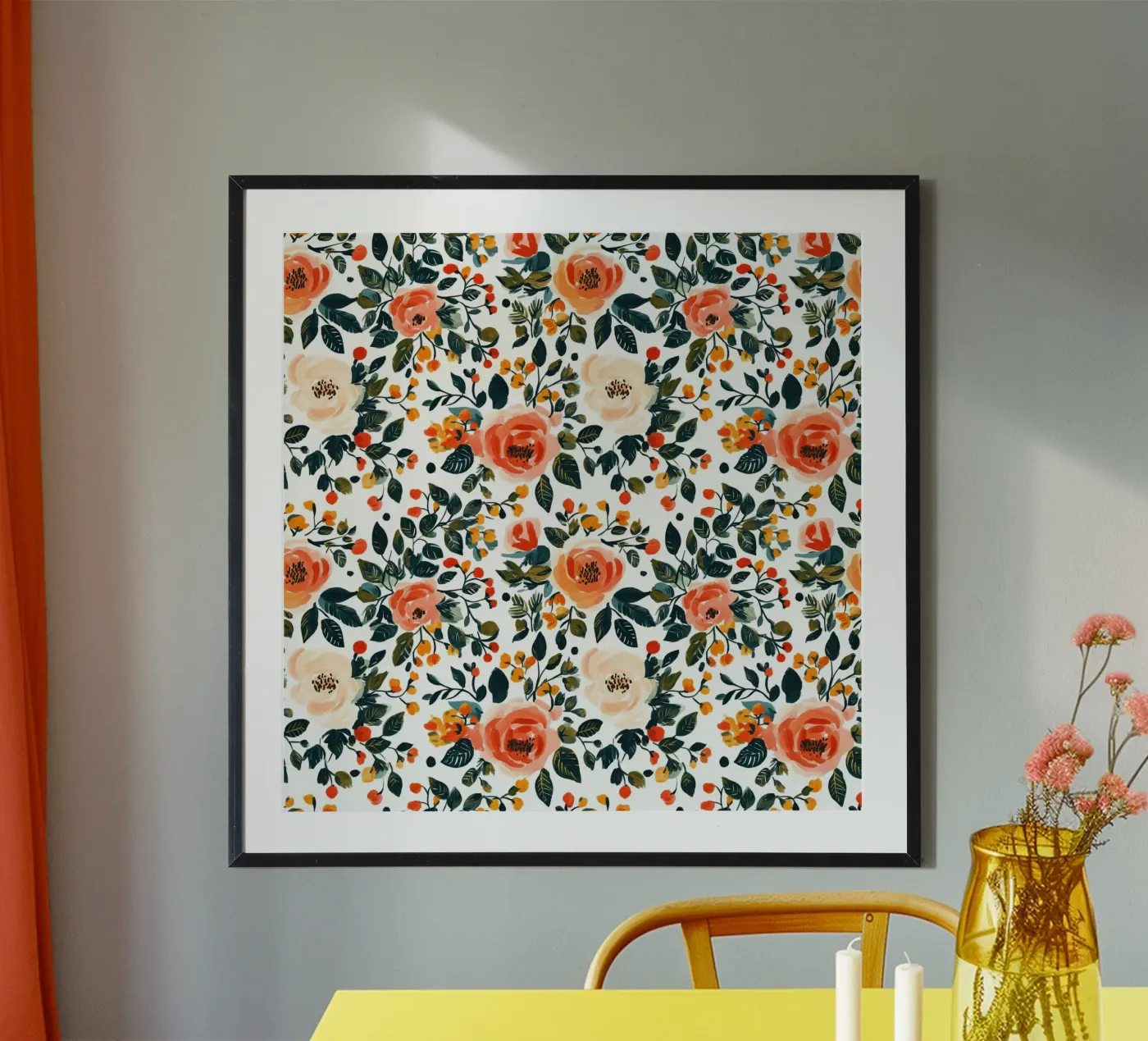 Roses poster van Sunflower Soul Studio