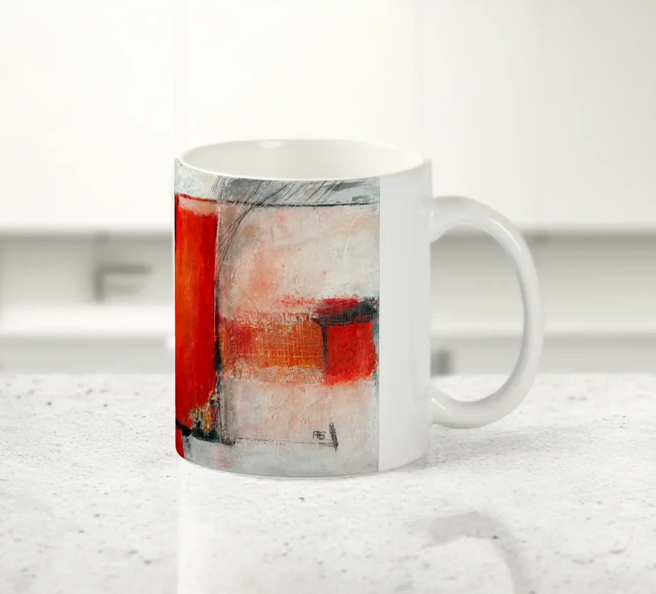 Lebensraum I tazza in ceramica da Anita Gewald