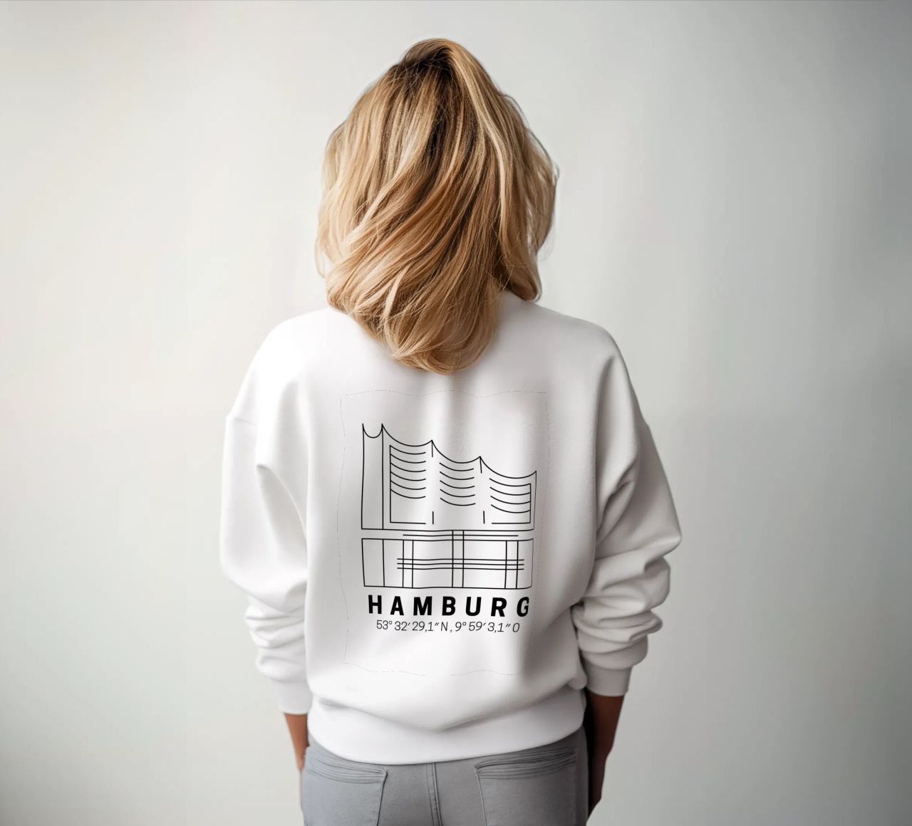 Hamburg Elphi felpa da DigiWunderwerk