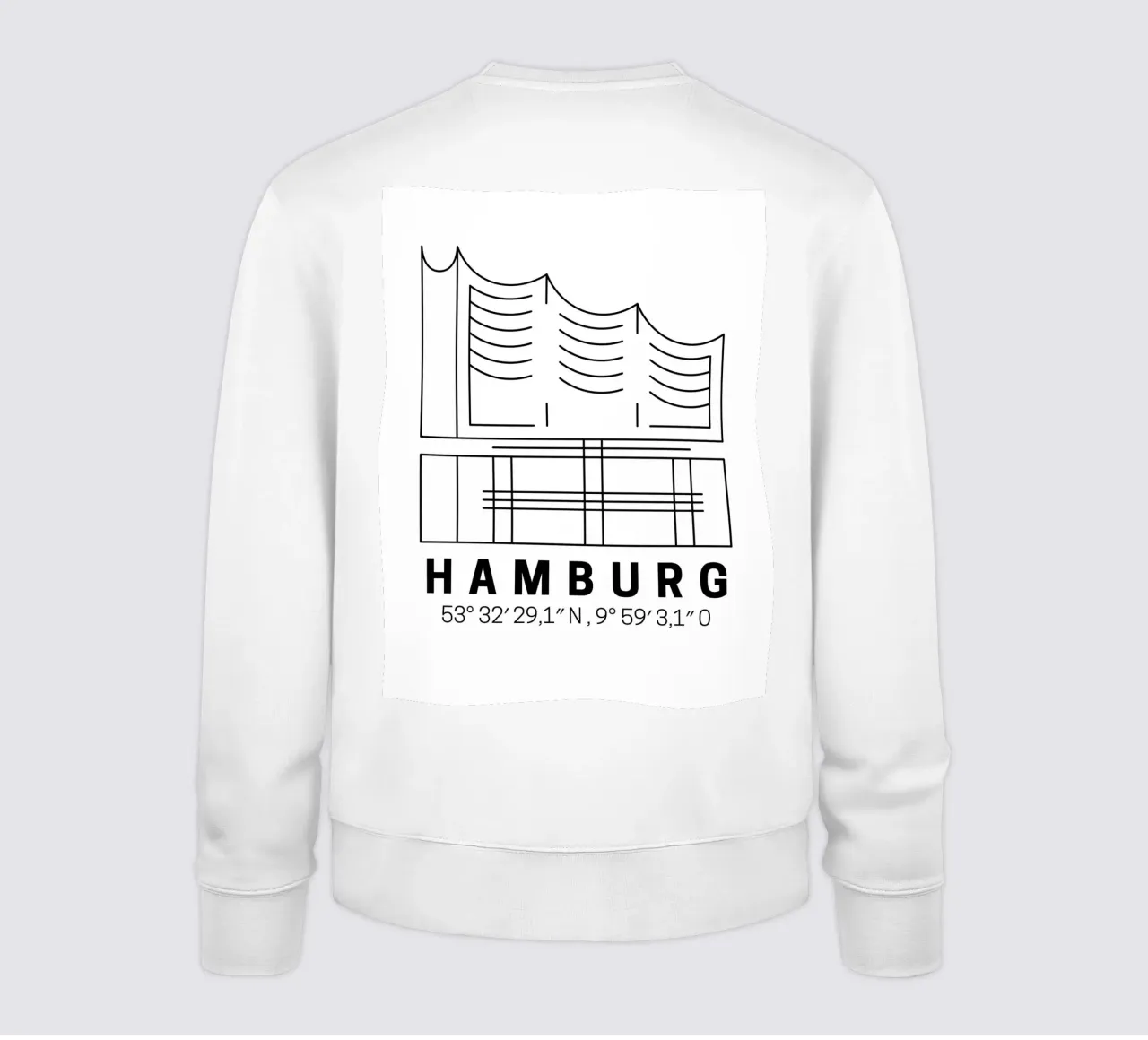 Hamburg Elphi felpa da DigiWunderwerk