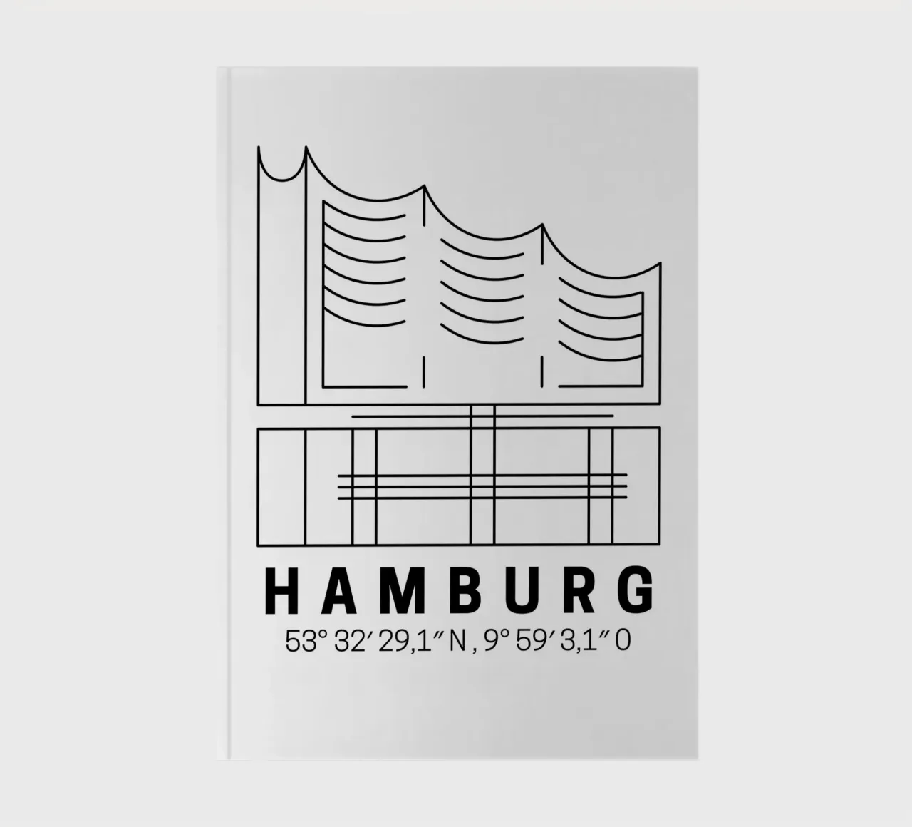 Hamburg Elphi notebook by DigiWunderwerk