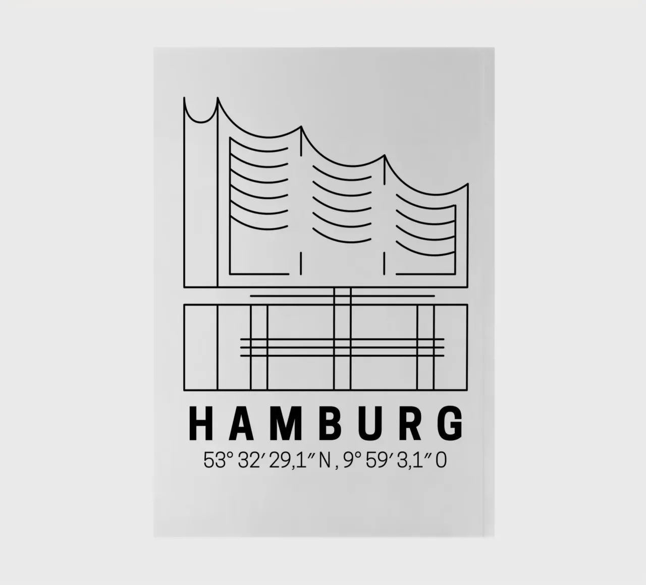Hamburg Elphi notebook by DigiWunderwerk