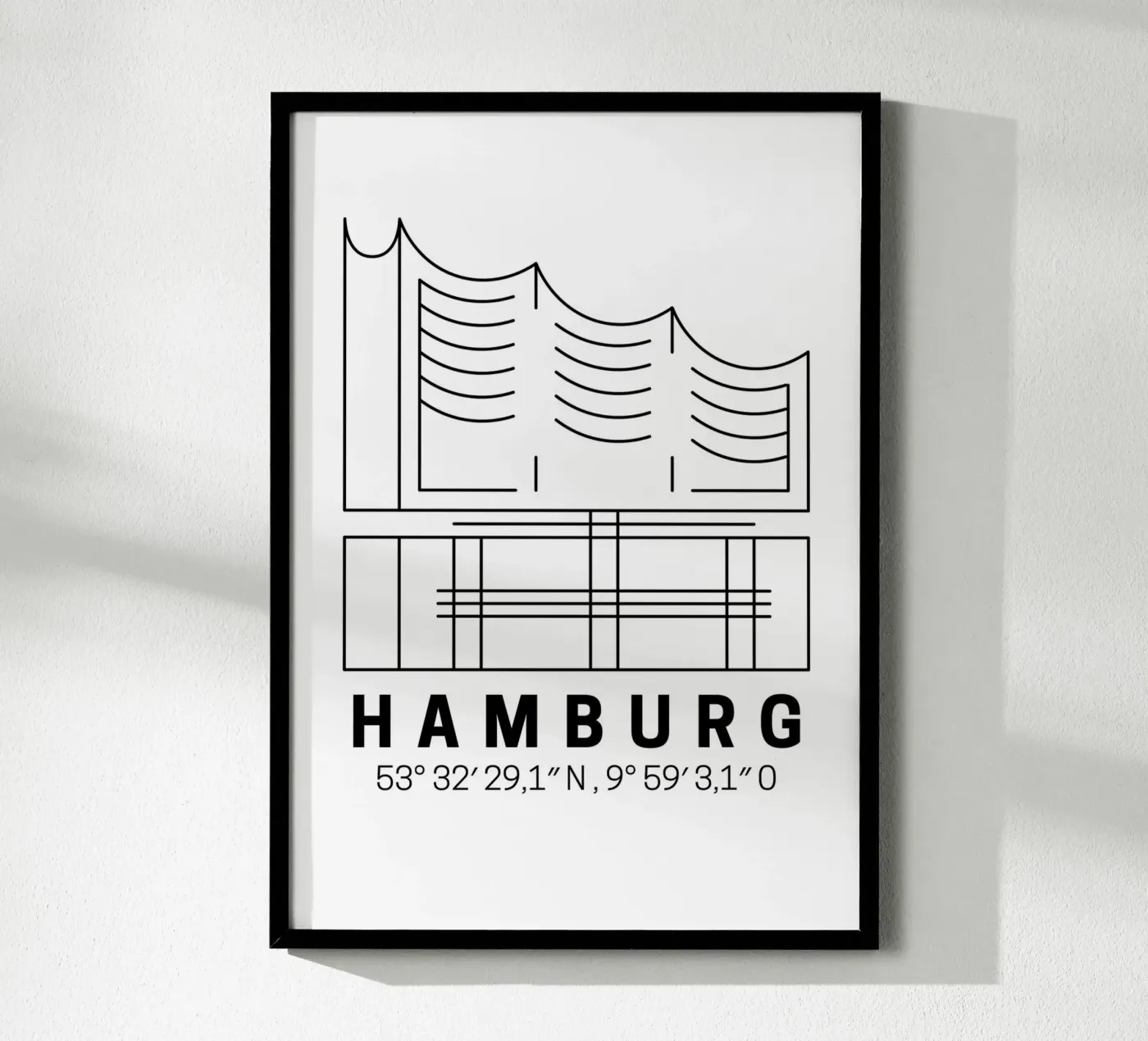 Hamburg Elphi poster da DigiWunderwerk