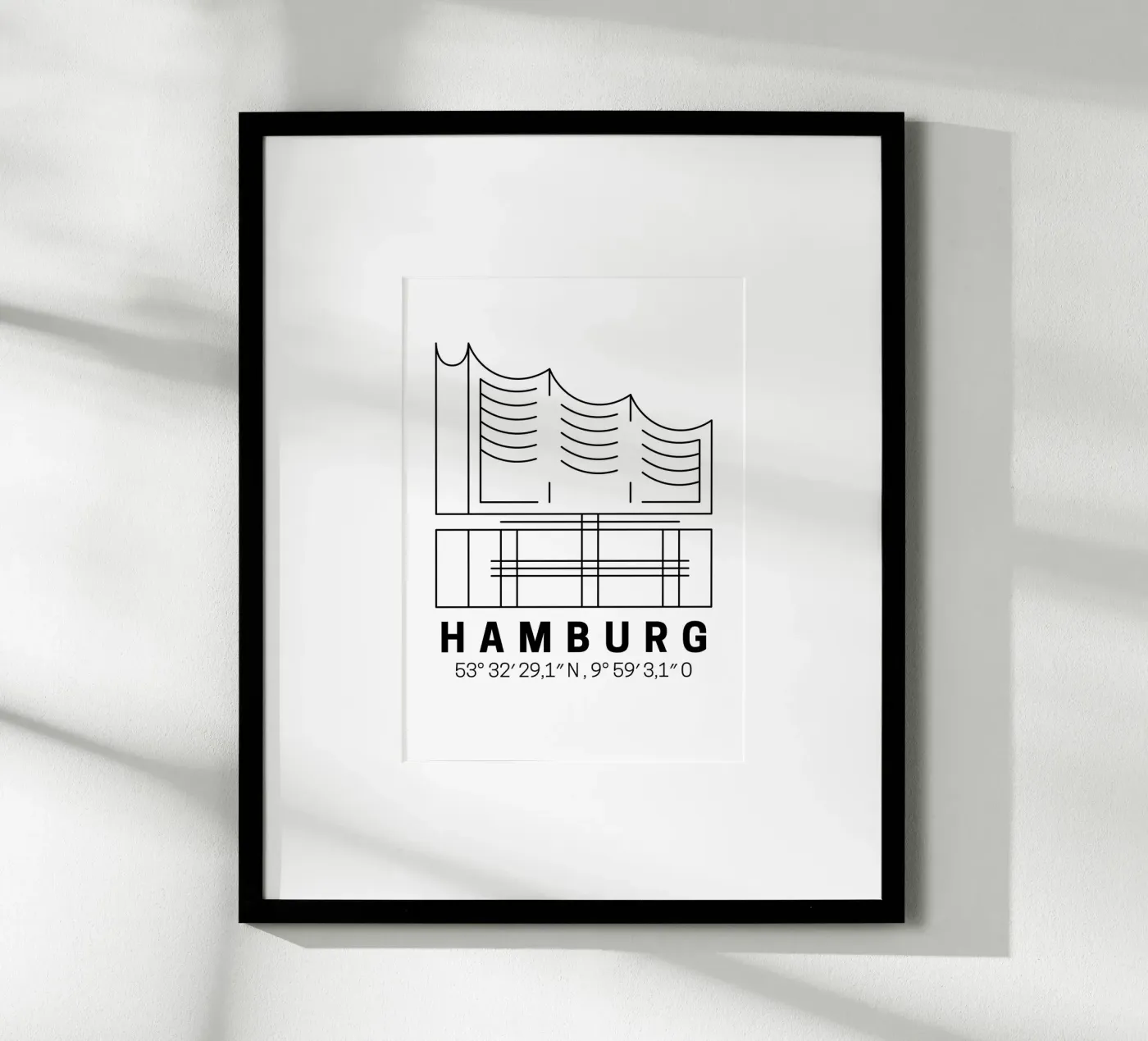 Hamburg Elphi poster da DigiWunderwerk