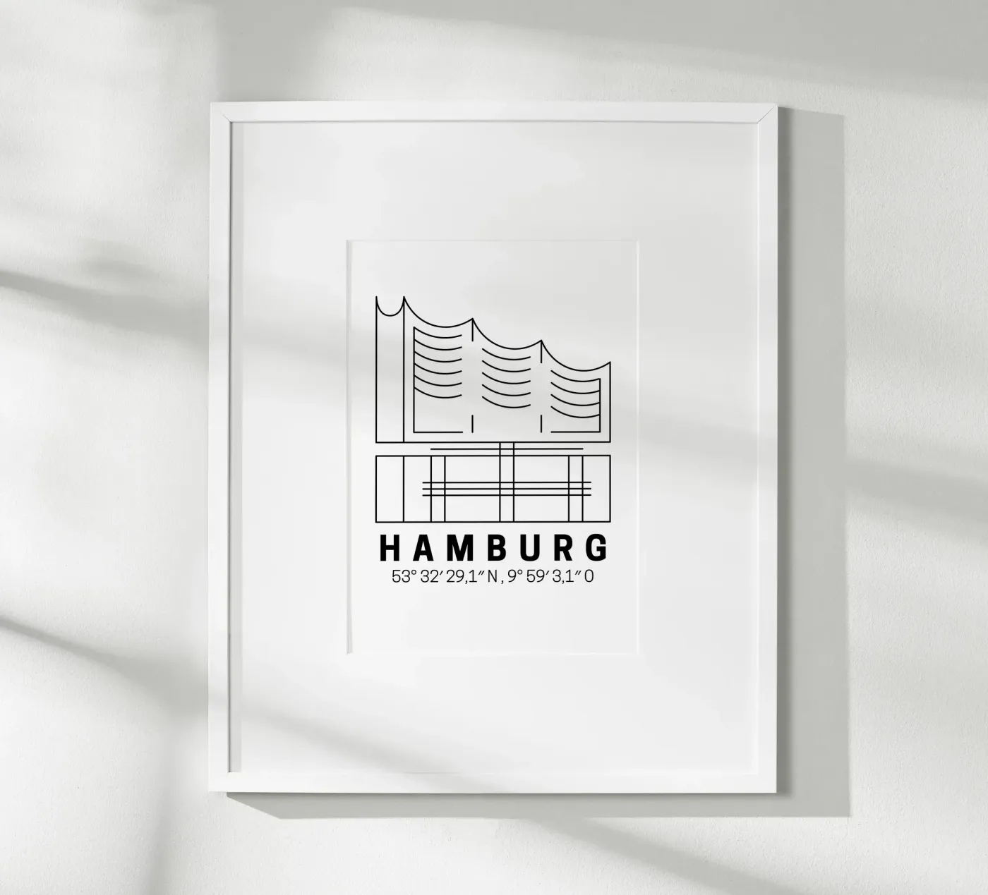 Hamburg Elphi poster da DigiWunderwerk