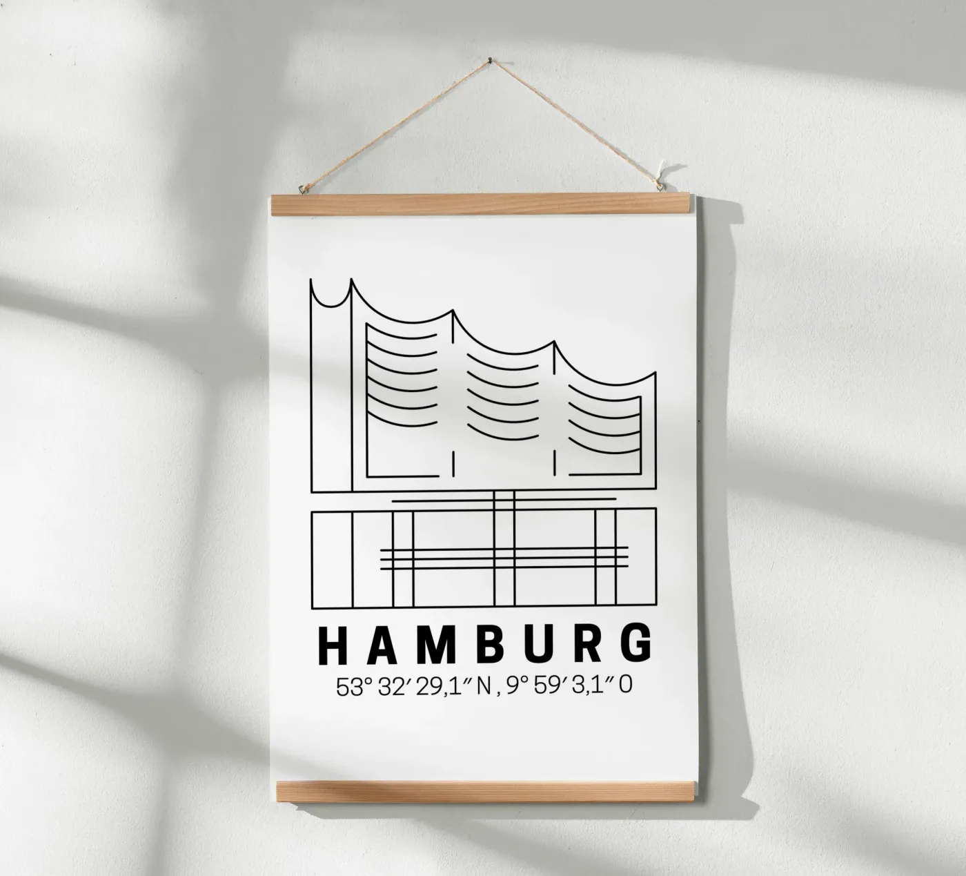 Hamburg Elphi poster da DigiWunderwerk