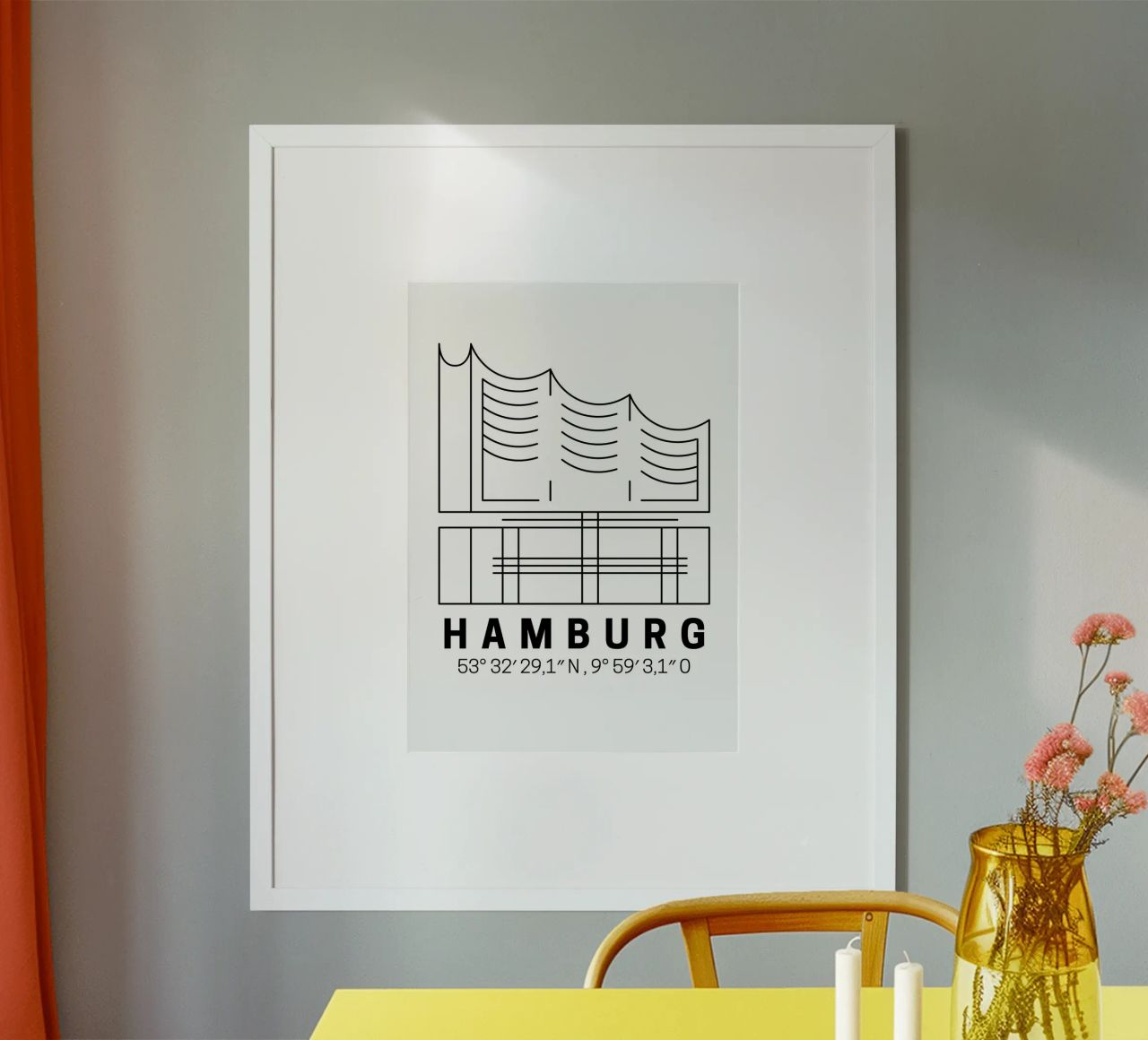 Hamburg Elphi poster da DigiWunderwerk