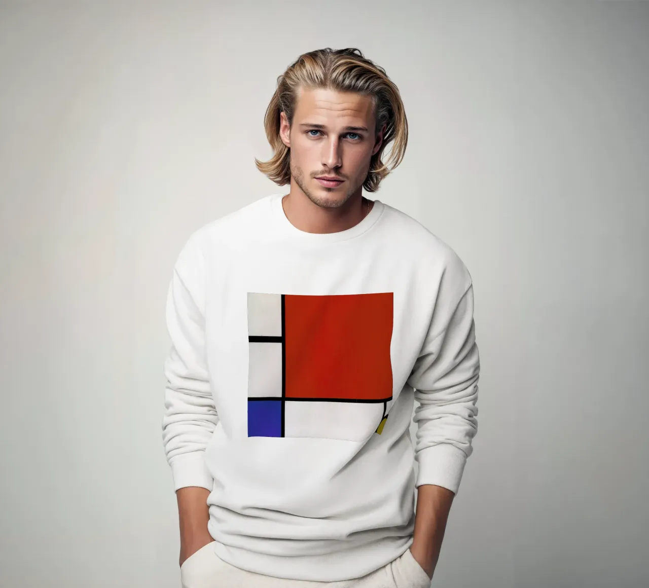 Mondrian - Composition with Red, Blue and Yellow sweatshirt by ARTOTHEK