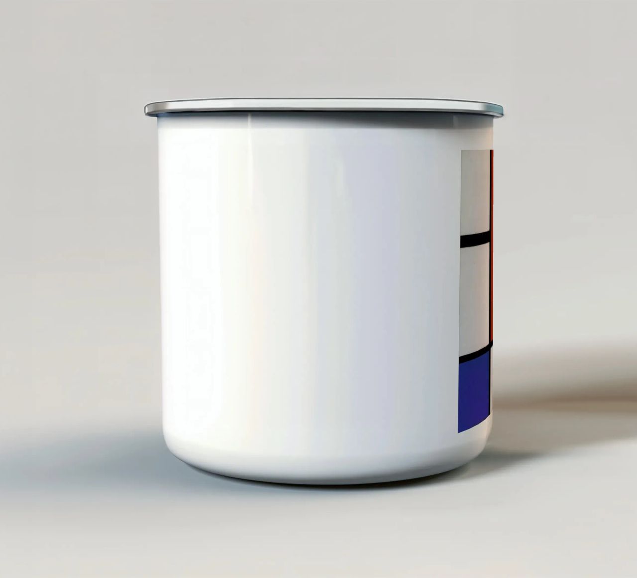 Mondrian - Composition with Red, Blue and Yellow tazza in smalto da ARTOTHEK