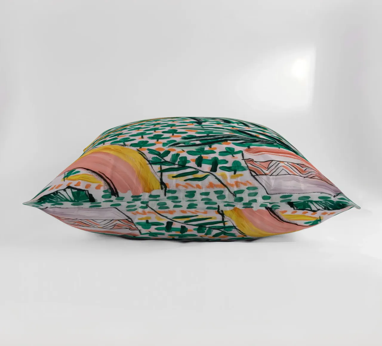 Palm Tree Elegance decorative cushion by Beach Palette
