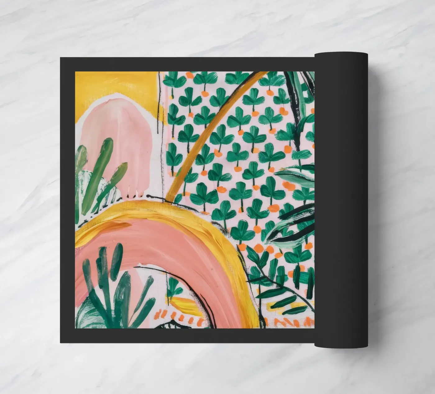 Palm Tree Elegance doormat by Beach Palette