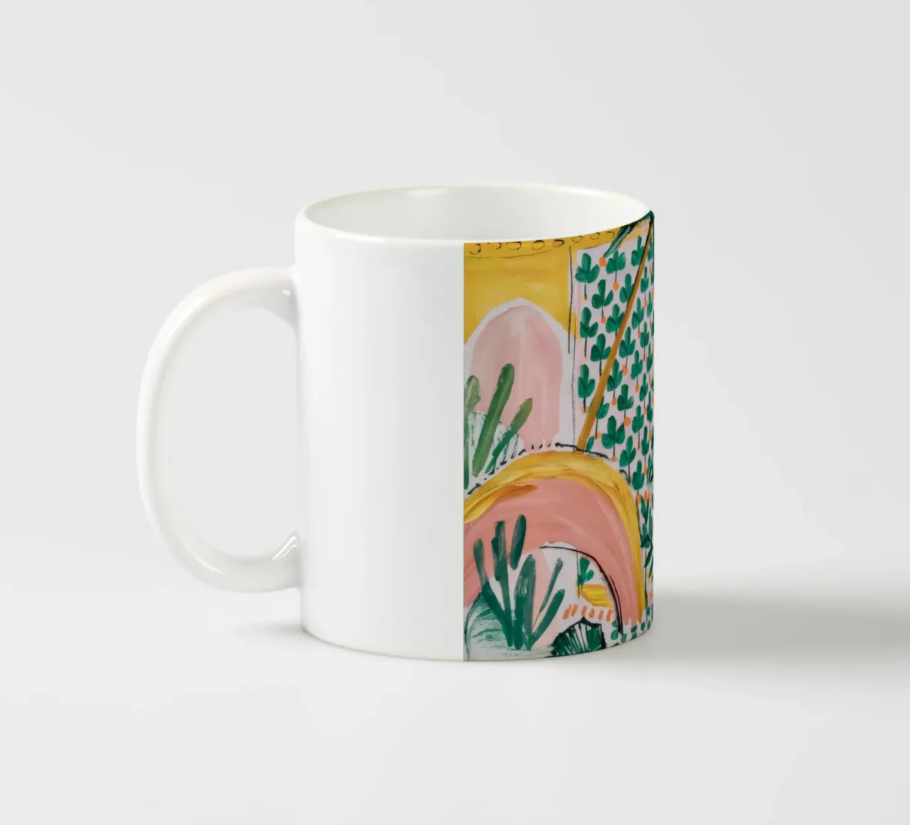Eleganza delle palme tazza in ceramica da Beach Palette