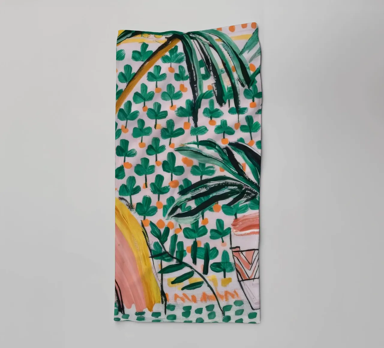 Palmboom elegantie badhanddoek van Beach Palette