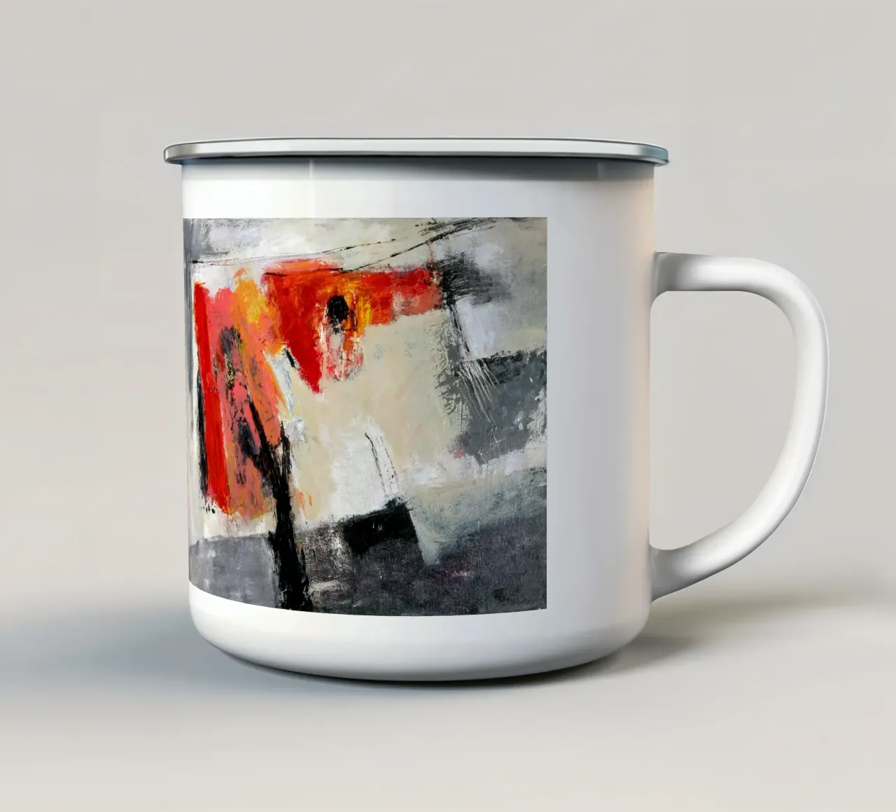 Lebensraum II tazza in smalto da Anita Gewald