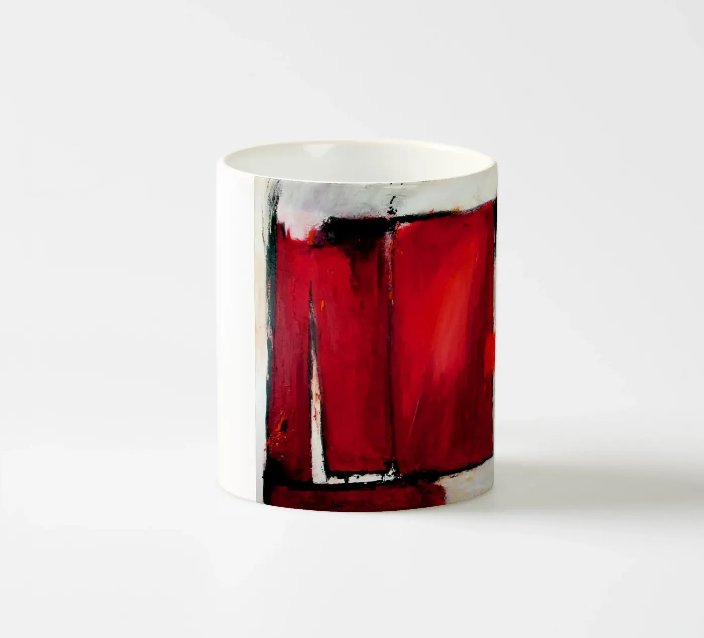 Powerful ceramic mug by Anita Gewald