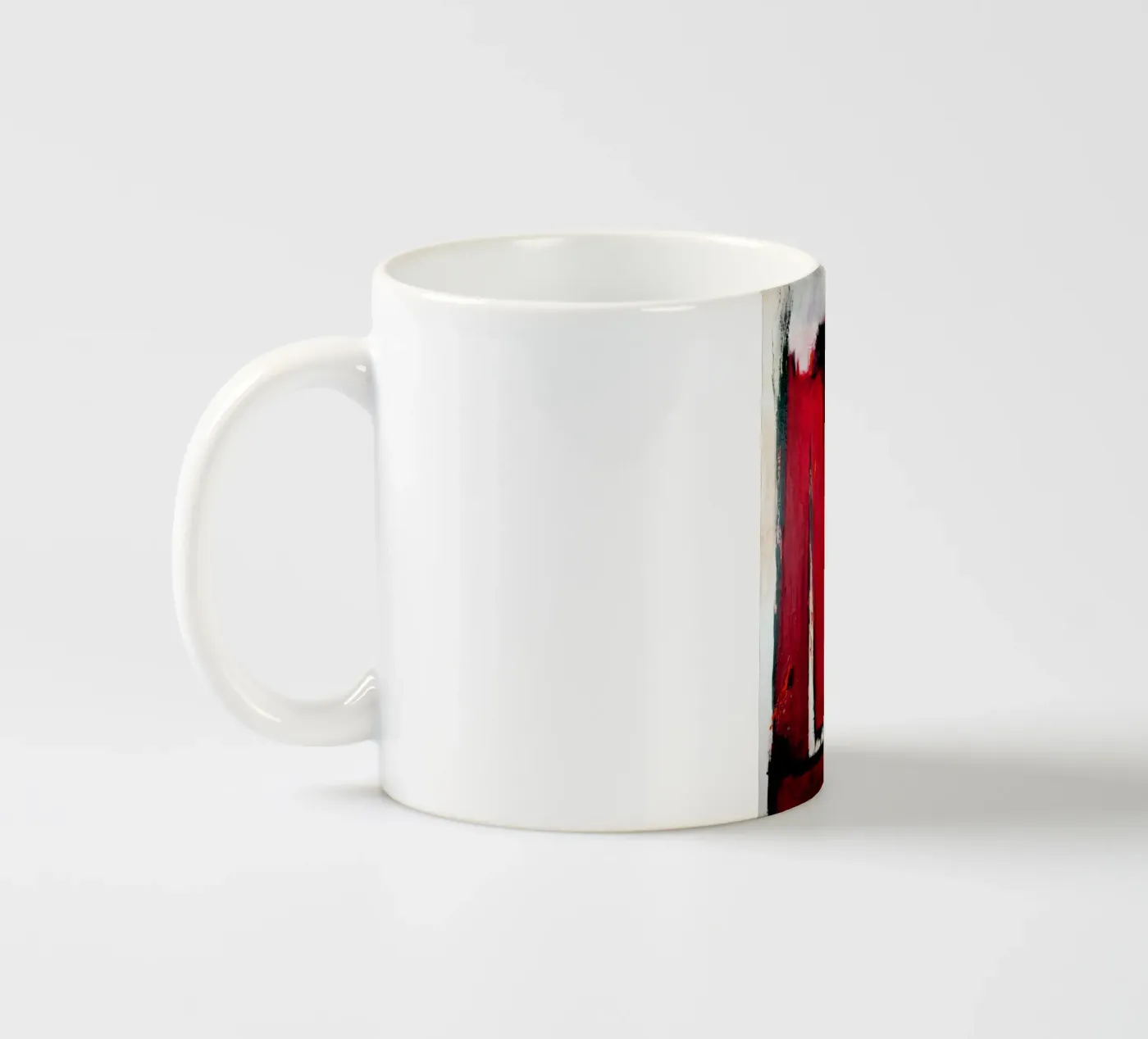 Powerful ceramic mug by Anita Gewald