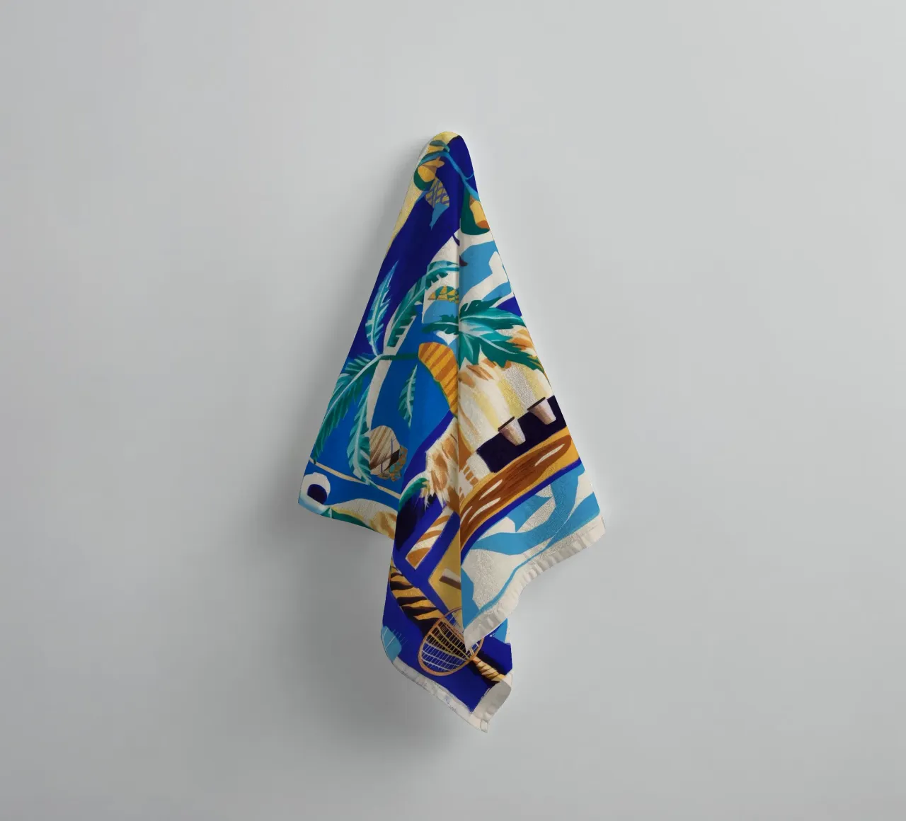 Groene Symfonie van de Natuur badhanddoek van Beach Palette