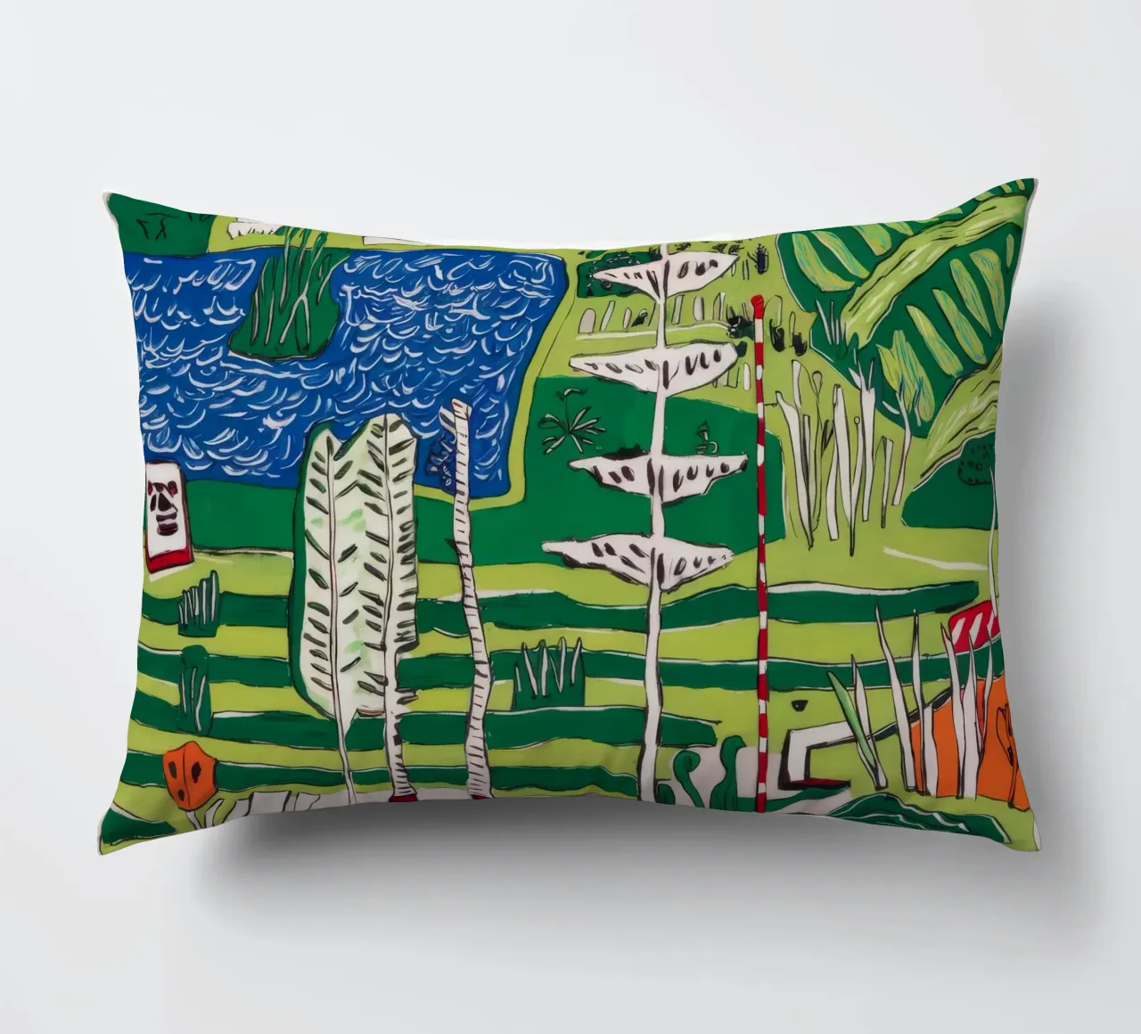 Fuga tropicale di beatitudine cuscino da Beach Palette