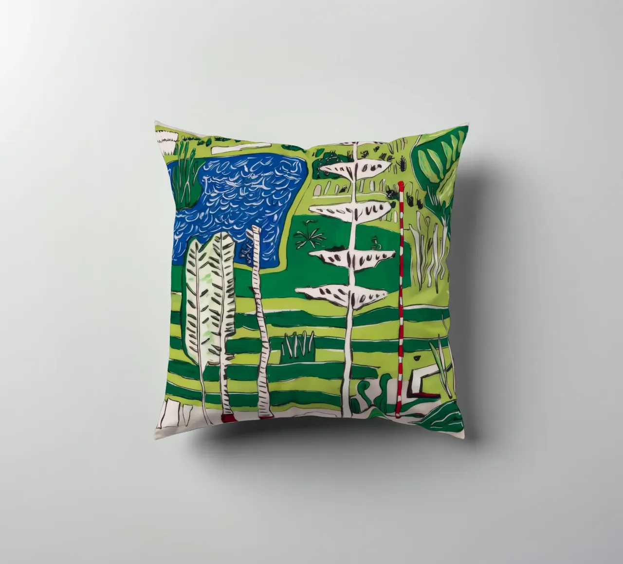 Fuga tropicale di beatitudine cuscino da Beach Palette