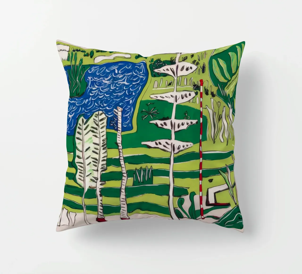 Fuga tropicale di beatitudine cuscino da Beach Palette
