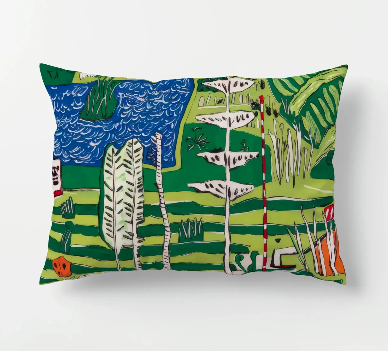 Fuga tropicale di beatitudine cuscino da Beach Palette
