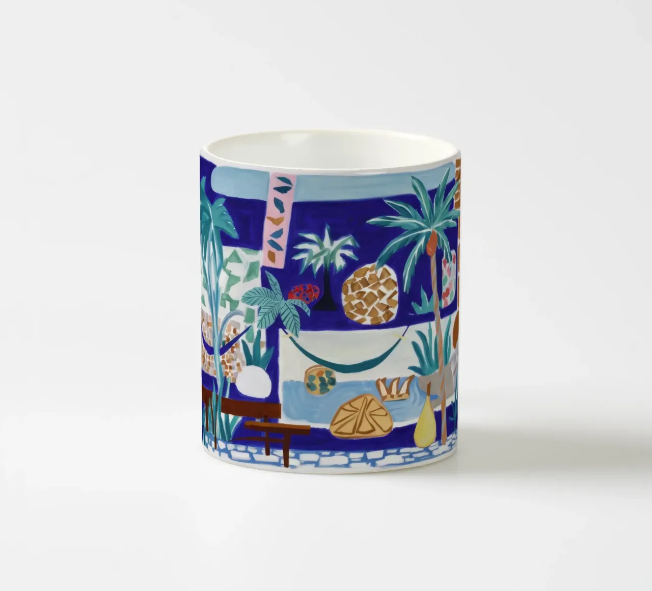 Sogno dell'isola paradisiaca tazza in ceramica da Beach Palette