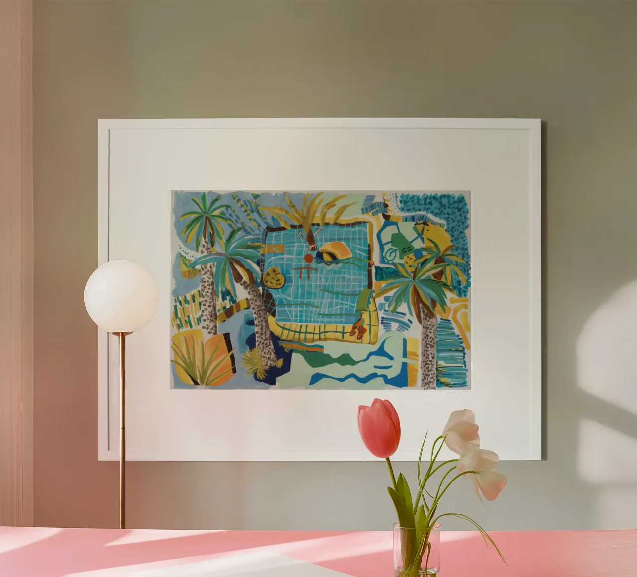 Ritiro nel giardino lussureggiante carta hahnemühle da Beach Palette
