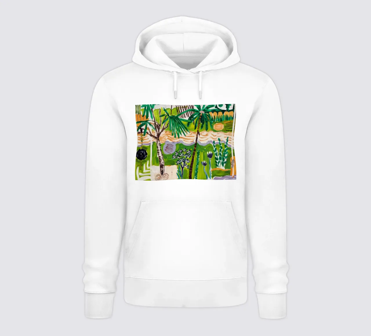 Verdant Landscape Harmony hoodie by Beach Palette