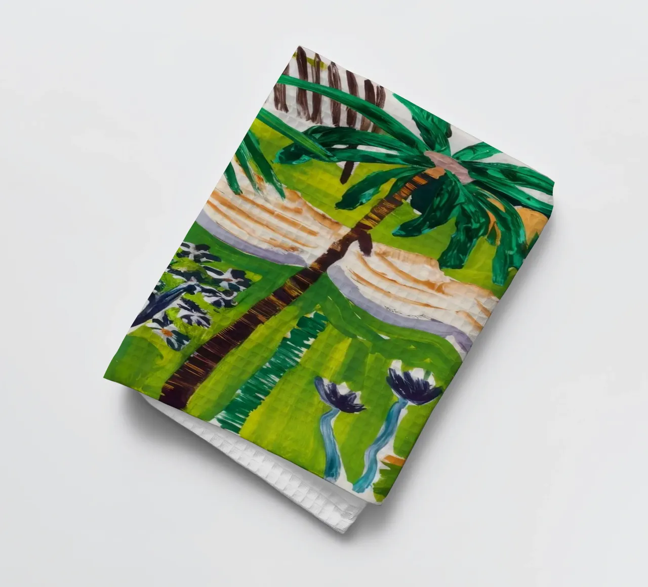 Harmonie des paysages verdoyants torchon de Beach Palette